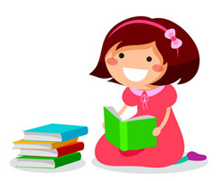 Girl Reading Books